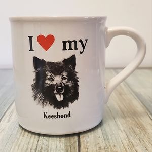 I love my Keeshond artic dog puppy mug